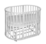 Кроватка-трансформер с маятником Sweet Baby Delizia V2 9 в 1 белый