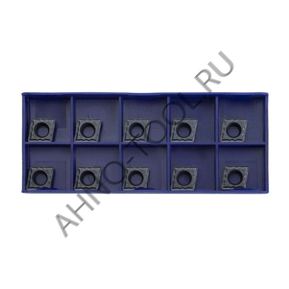 Пластина твердосплавная ISO CCMT09T308-PSA ACP20B AHNO по стали, получистовая