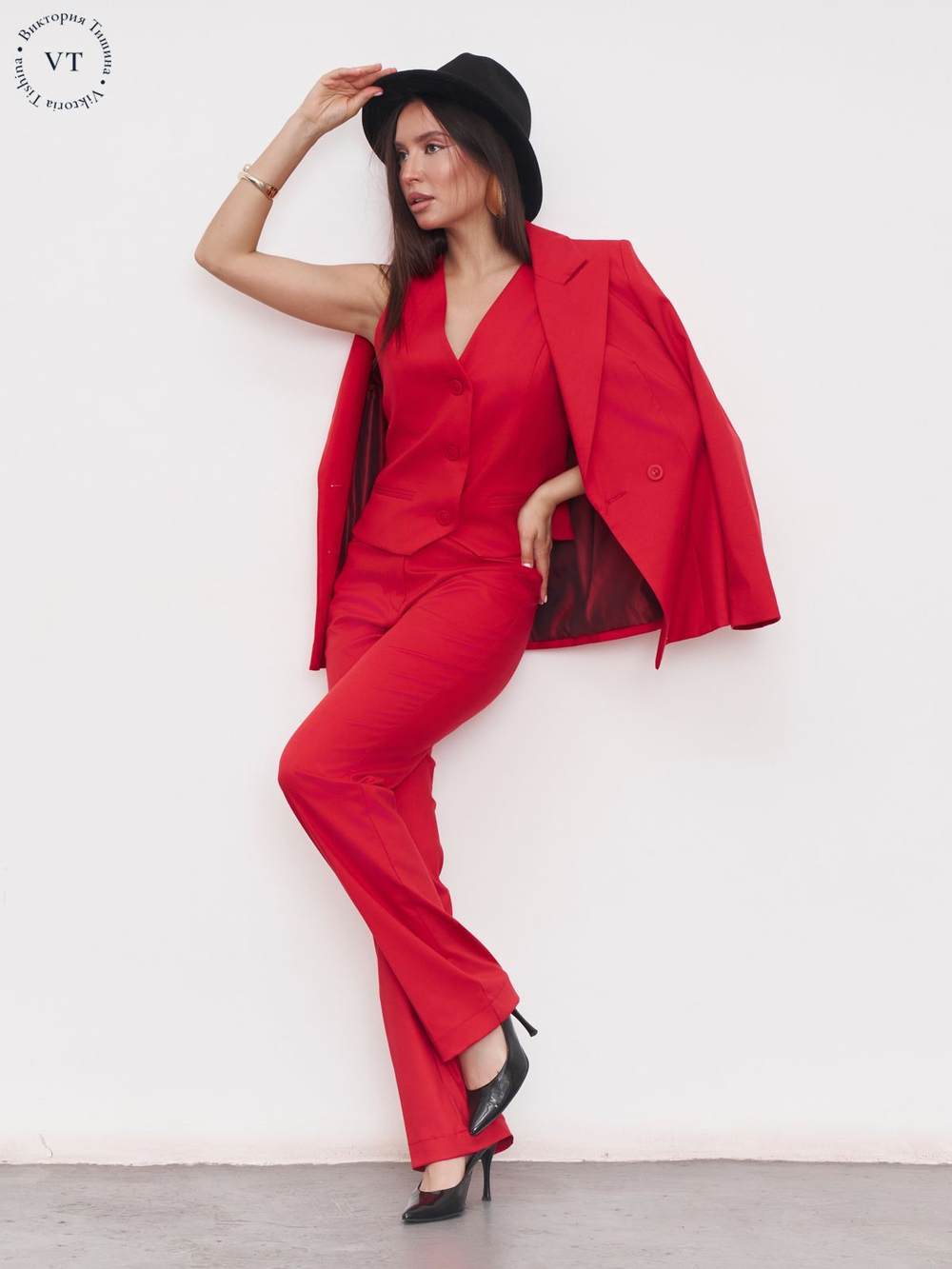 Брюки женские, Модный дом Виктории Тишиной, Тома мятные