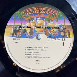 Винтажная виниловая пластинка LP Kiss (Music From) The Elder (Japan 1981) (No Obi) Under The Rose