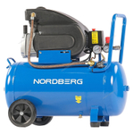 NORDBERG (NCE50/240) Компрессор поршневой 220В, ресив. 50л, 240л/мин