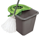 Набор для уборки МопСет 14л (ведро, отжим, рукоятка 110 см, насадка МИДИ) YORK