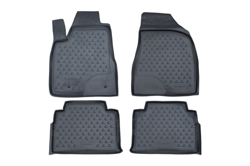 Коврики в салон для LEXUS RX350 2003-2009, 4 шт. (полиуретан, серые) NLC.29.09.211