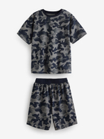 Пижама для мальчика Next Q66-653, 3 шт., Синий, Зеленый, Серый