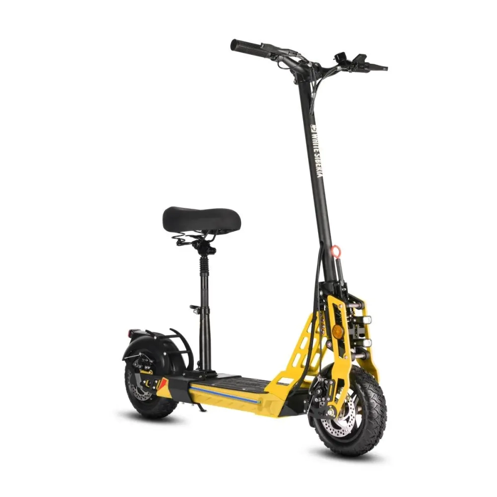 Электросамокат WHITE SIBERIA TAIGA 1000W с сиденьем