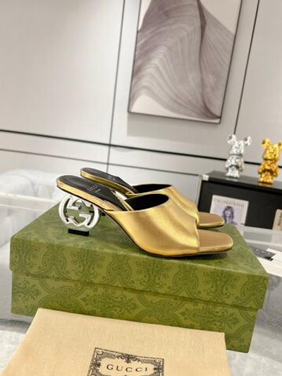Gucci Interlocking G Heel Sandal 5.5 cm