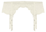Кружевной пояс Freesia с пажами для чулок (Размер: M) (Цвет: белый)