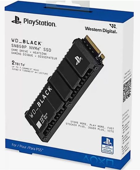 Внутренний накопитель PS5 WD SN850P NVMe SSD 2TB Playstation