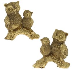 GAEM Фигурка декоративная "Совы", L8,5 W3,5 H8,5 см, 2в.