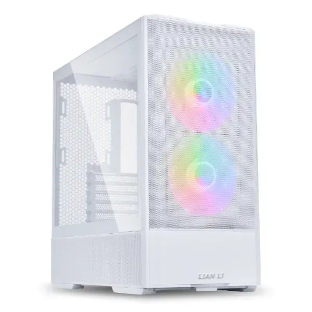 Корпус Lian Li Lancool 207 White ATX/m-ATX/m-ITX пылевой фильтр, спереди предустановлено 2x140mm ARGB Fan, снизу 2x120mm, 1xTypeC, 2xUSB3.0, PWM Fan, G99.LAN207RW.10RS