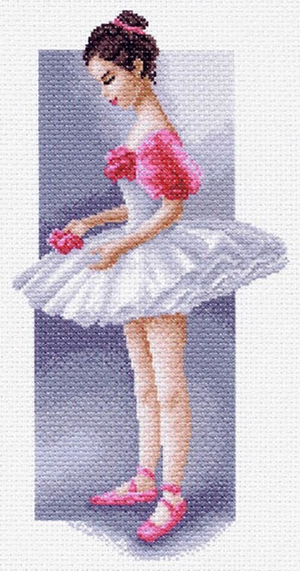 "Маленькая балерина"-1473 канва с рисунком