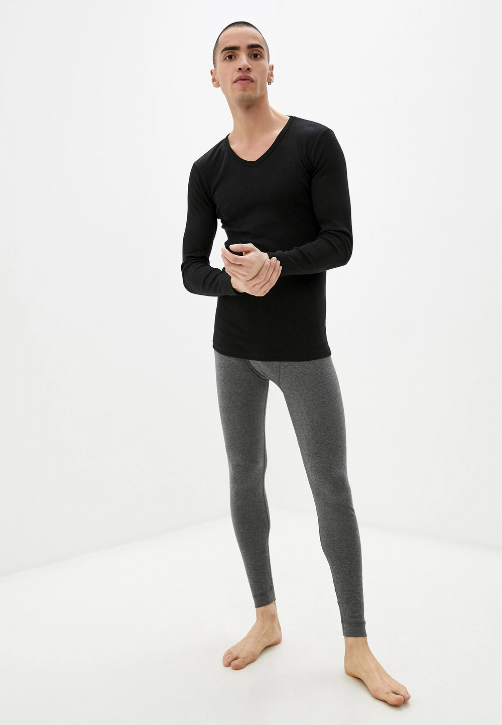 Кальсоны мужские термо антрацит