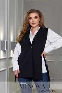 Жилет 2036-черный Minova