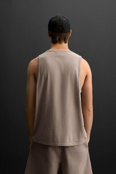 ZARA МАЙКА ИЗ ХЛОПКА, ЦВЕТ БУРГУНДСКОГО ВИНА