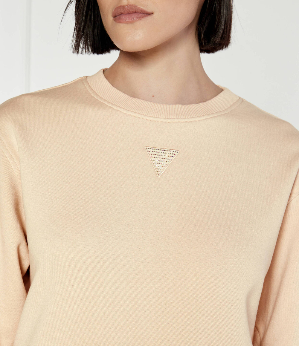 Худи GUESS - бежевый(W4YQ17 KC8I0)