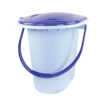 Ведро-туалет 18л. (голубой)