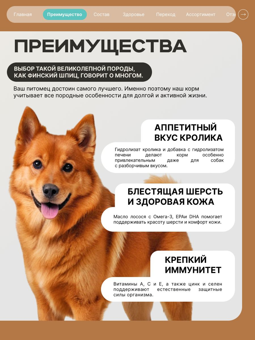 Корм сухой для собак породы Финский шпиц, с кроликом, 12 кг, QUATTRO