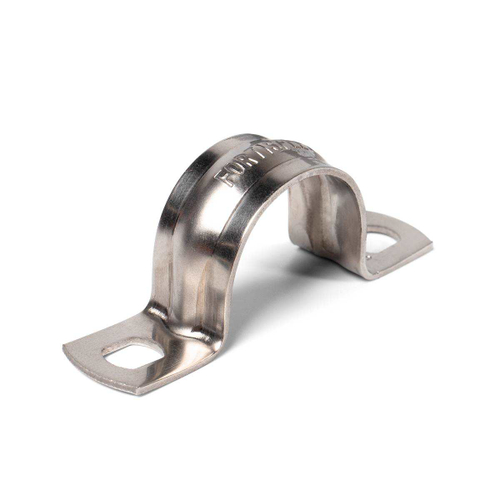 Скоба из нержавеющей стали СМД (INOX) 38-40 Fortisflex (10 шт.)