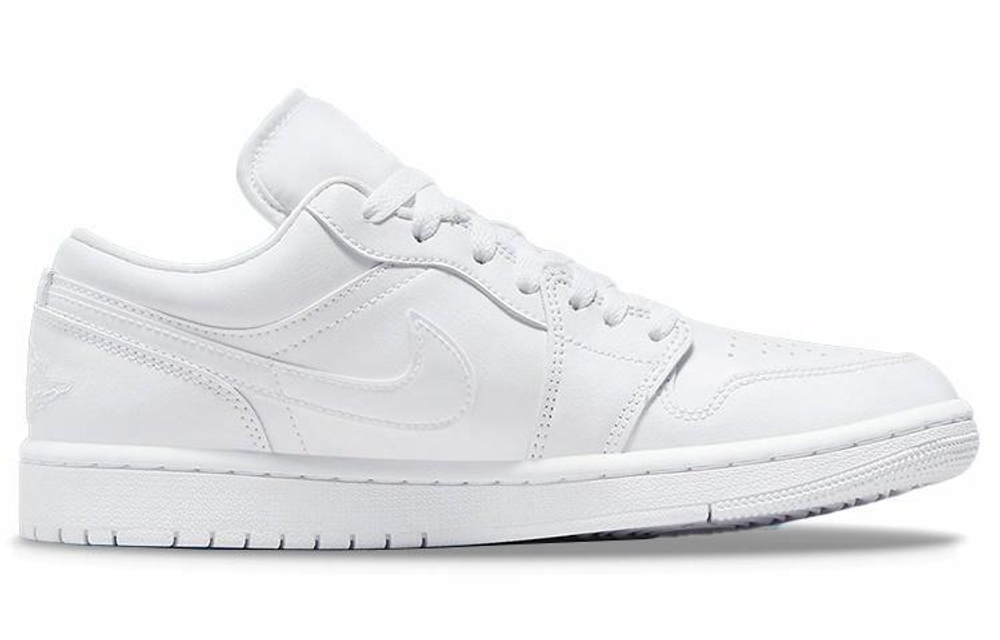 Кроссовки Jordan Air Jordan 1 Low "Triple White" (Женская размерная сетка)