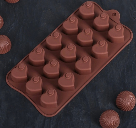 Силиконовая форма "Сердцеедка"