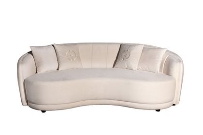 Диван трехместный бежевый 233x106x79см (без канта) Garda Decor