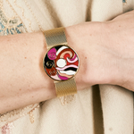 Браслет Fiore Luna на металлическом ремешке CB13784-2 G