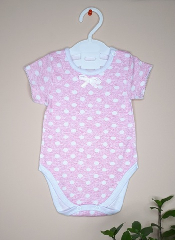 Боди Горошек (розовый)