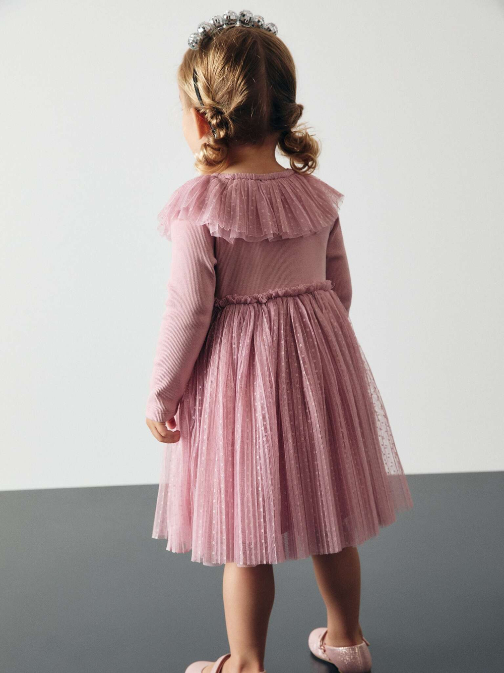 Платье для девочки Next B68-931, Розовый