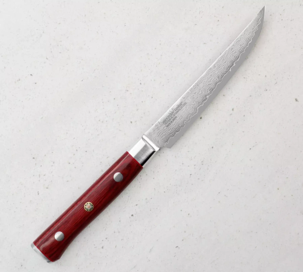Mcusta Zanmai - Нож Zanmai Pro Flame 11,5 см для стейков / артикул   HFR-8020D  / GTIN 4964496961206