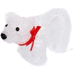 Фигура светодиодная «Снежный мишка» 21,5*9*12 см, 20 ламп LED, авторежим, 220V, Белый