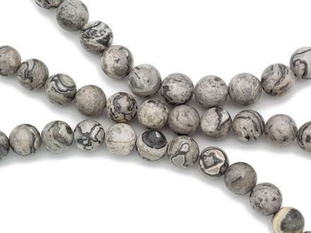 Нить бусин из яшмы 8,5мм, имитация