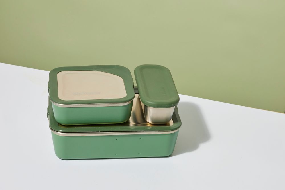 Набор ланч-боксов Klean Kanteen Family Set (Big Meal, Lunch, Snack) Sea Spray