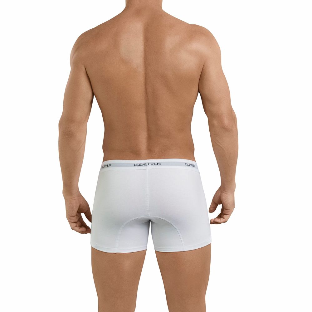 Мужские трусы боксеры белые Clever Stunning Boxer 239901