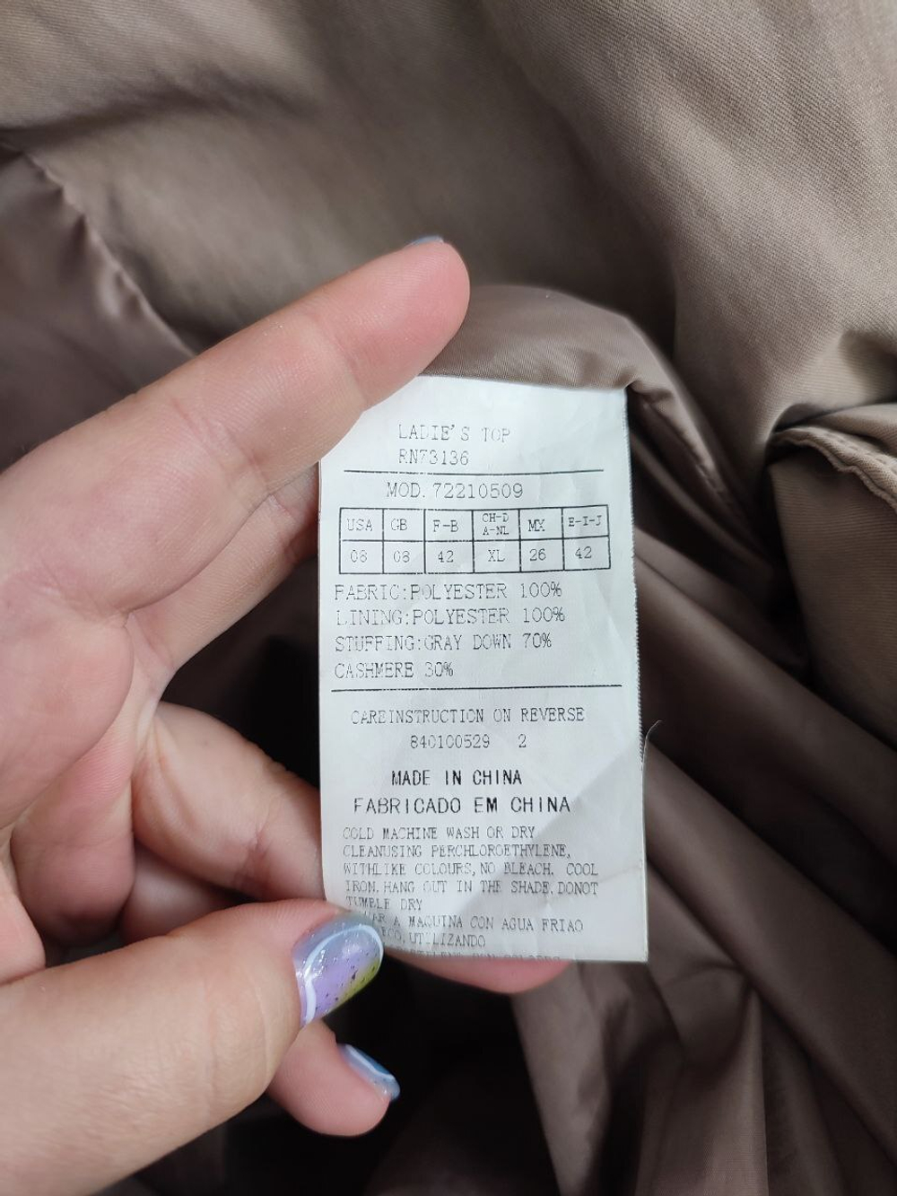 Пальто Rachel Roy зимнее 42 размер