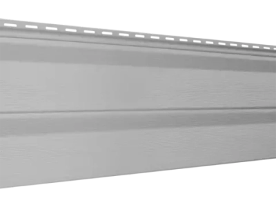 Сайдинг Ю-Пласт "Корабельный брус" серый