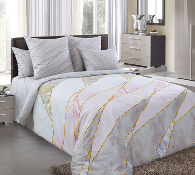 Постельное белье перкаль Евроразмер Аттика 1