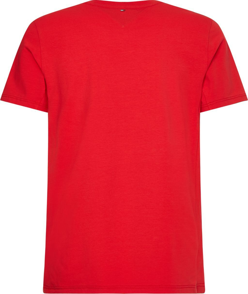 Мужская теннисная футболка Tommy Hilfiger Essentials Big Logo SS Tee - primary red