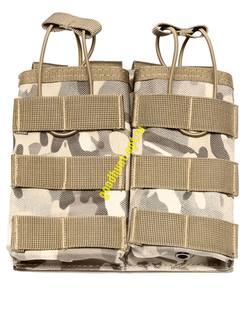 Тактическая военная подсумка под 2 магазина Мультикам