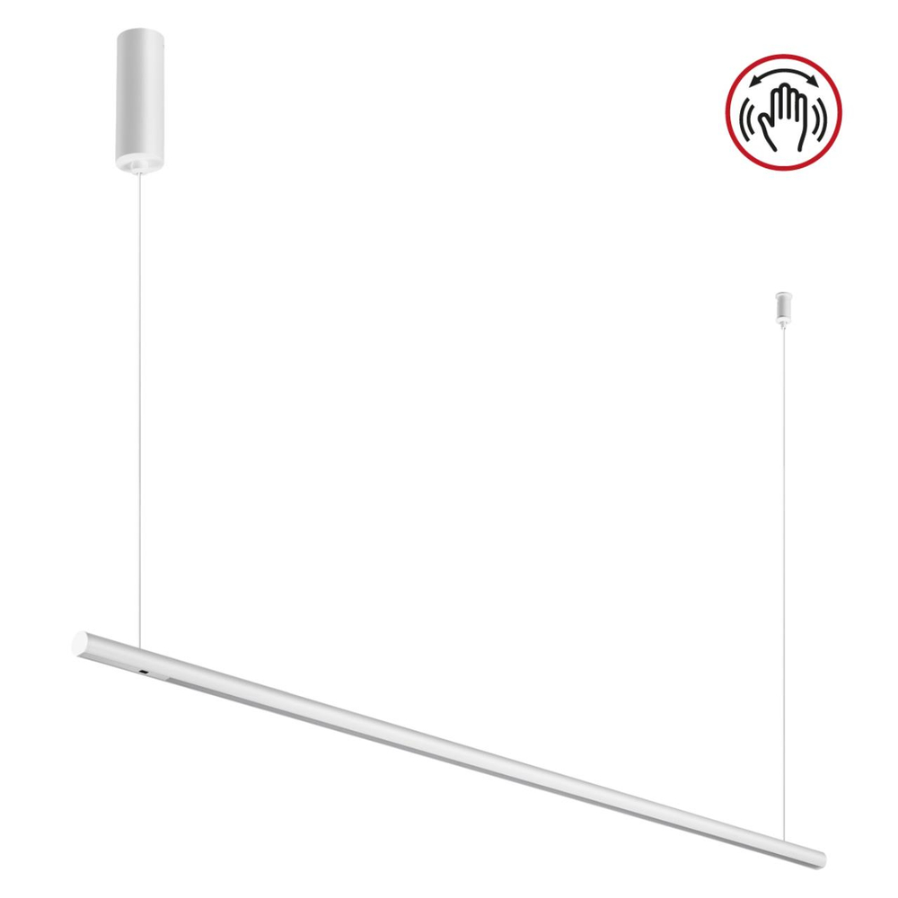 359306 OVER NT24 284 белый Светильник подвесной диммируемый со сменой цв.температуры (сенсор) IP20 LED 14W 2700/4000/6000K 220-240V FERMO