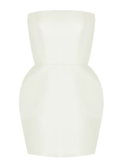 Платье корсетное Тюльпан из атласа