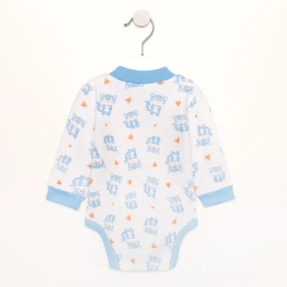 Боди «Розовый котик» детское, цвет белый, рост 56 см