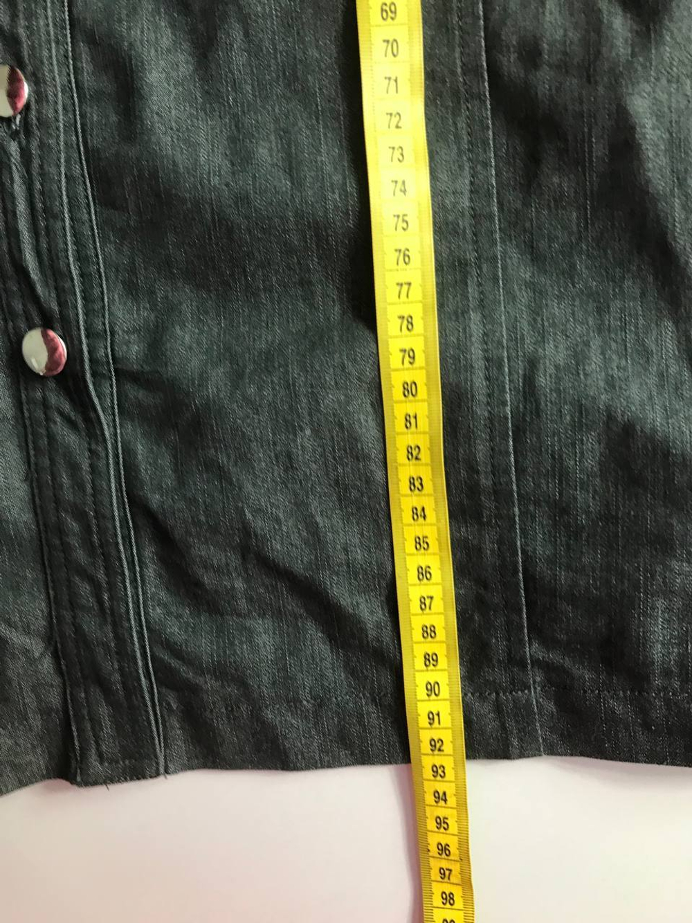 Платье Sharagano джинсовое, маркировка 4, визуально 44 размер