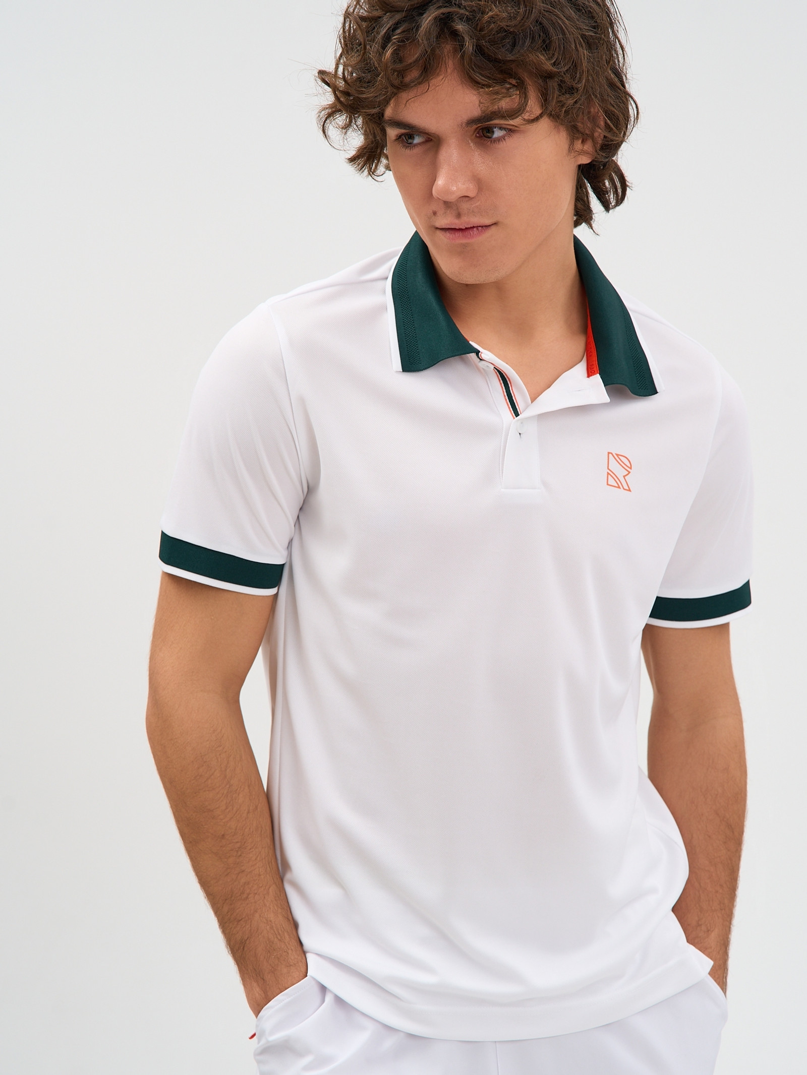 Поло мужское Deporte, White