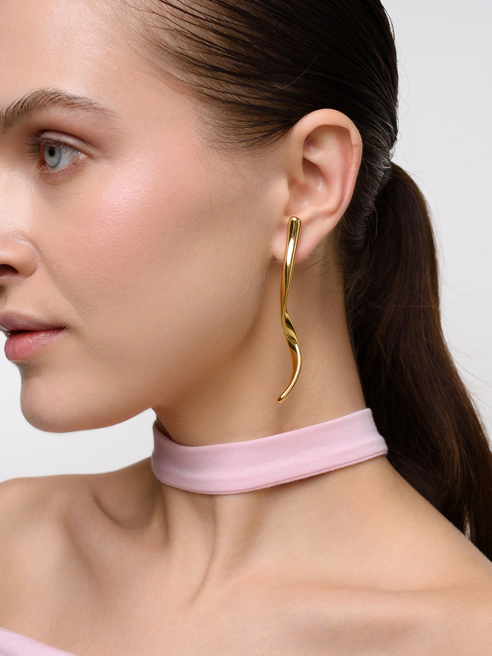 Серьги "Bacillus" Gold