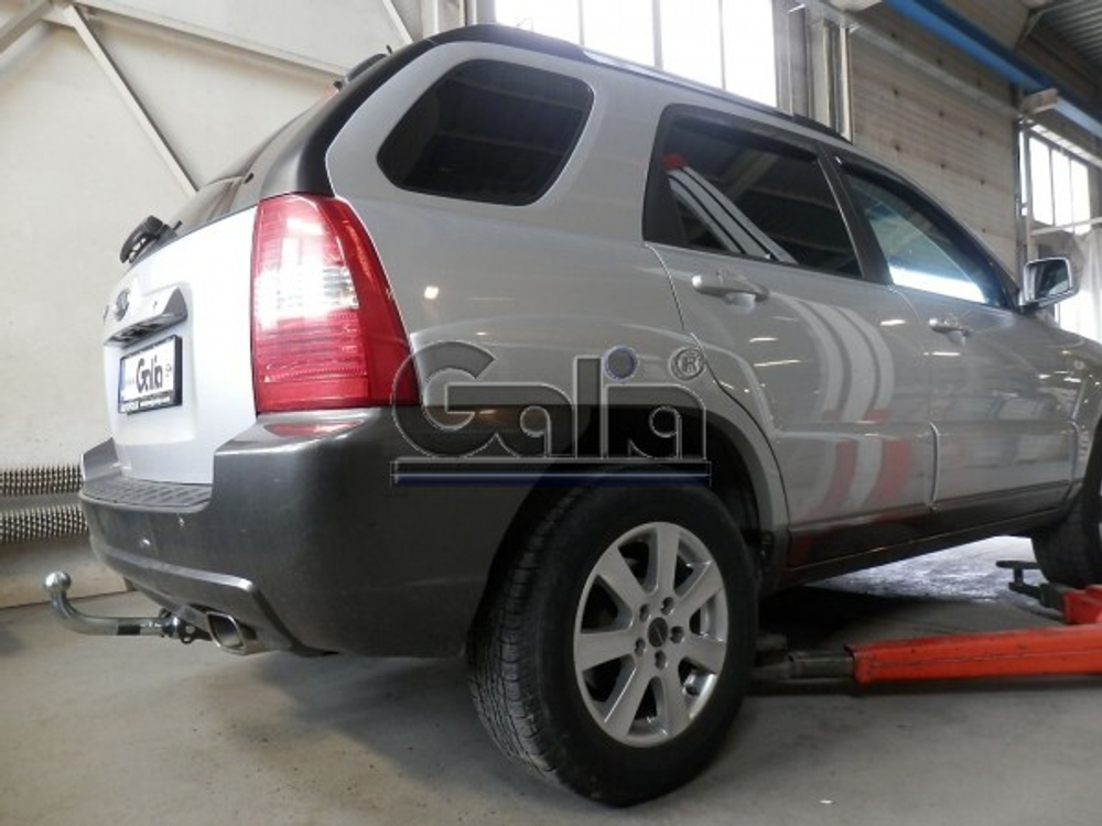 Фаркоп оцинкованный Galia H070C для Hyundai Tucson 2004-2010, Kia Sportage 2004-2010(паспорт и сертификат в комплекте)(без электрики)
