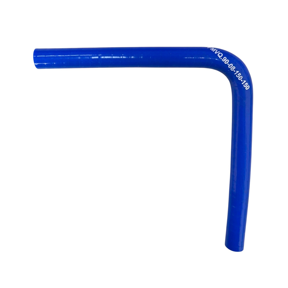 Патрубки силиконовые маслобензостойкие (фторсиликон) угловые 90° L=150/150