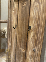 Зеркало "Окно" коричневое 42x4x77 см