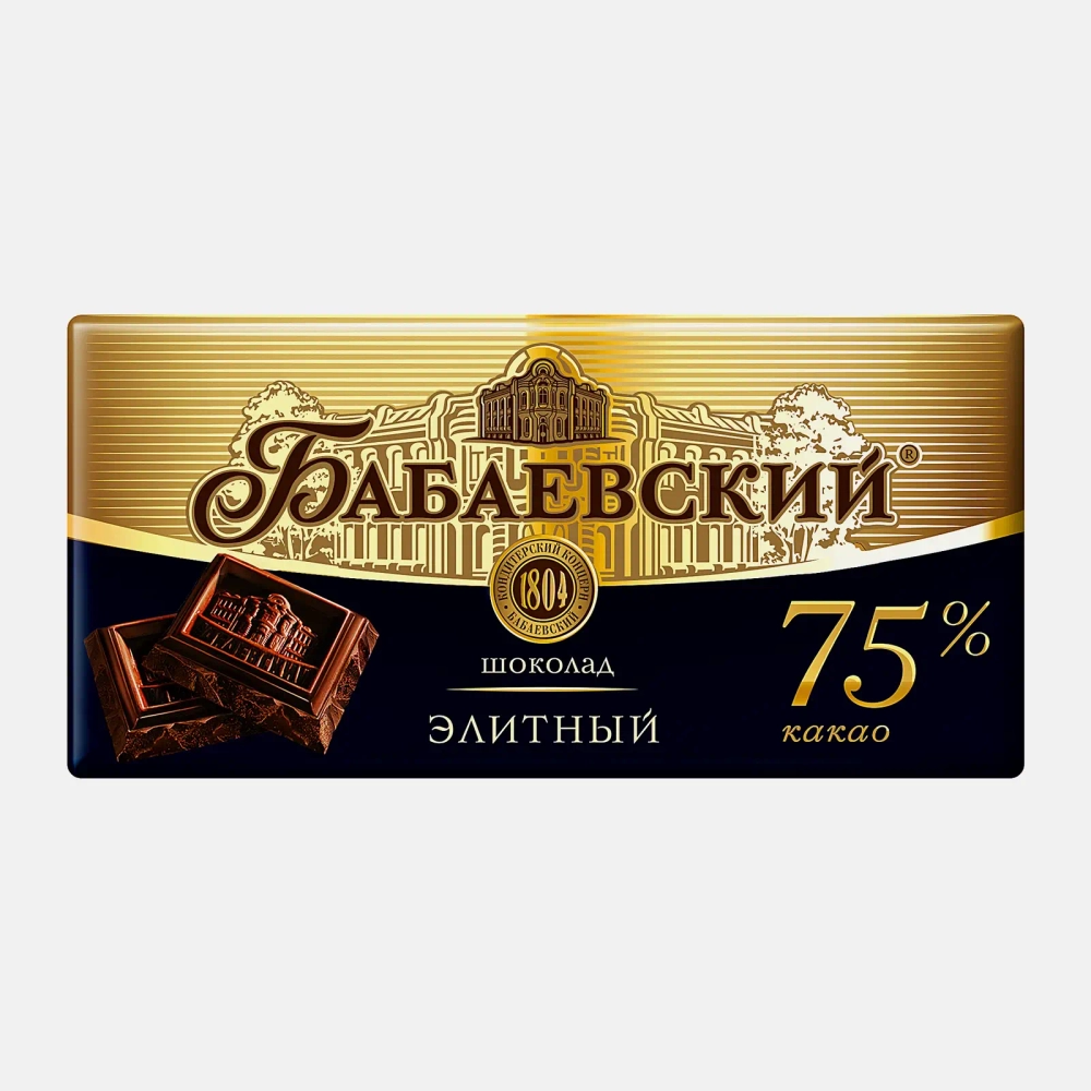 Шоколад Бабаевский элитный 75% 150г