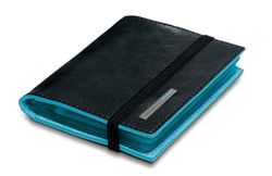 Чехол для кредитных карт Piquadro Blue Square черный телячья кожа (PP1395B2/N)