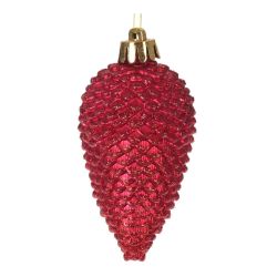 GAEM Набор из 4шт Украшение новогоднее "Шишка", L17 W5 H9 см